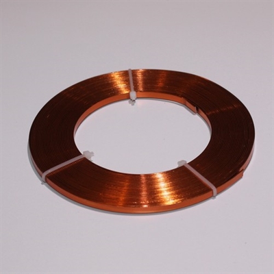 Aluminium tråd flad Orange